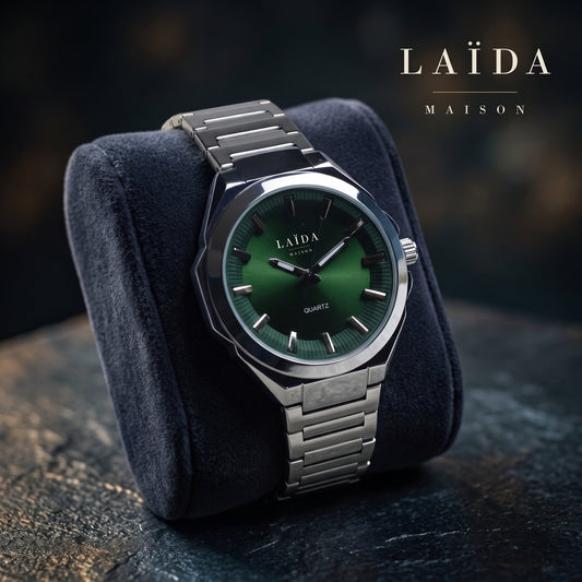 Laïda Maison™ - Yeşil Kadran Erkek Kol Saati ( LM - 103 )